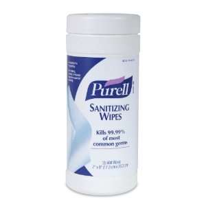 PURELL 9011 12 Sanitizing Wipes, 35 Count Canister (Pack of 12 
