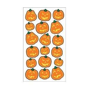   Halloween Stickers Scary Pumpkins; 6 Items/Order Arts, Crafts