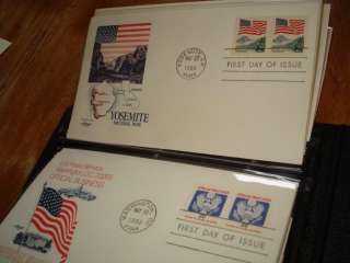 11) VOLUME VINTAGE   MODERN US FIRST DAY COVER COLLECTION AMAZING 