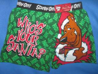 SCOOBY DOO Dog Vintage Retro nEw CHRISTMAS Santa MENS Underwear BOXER 