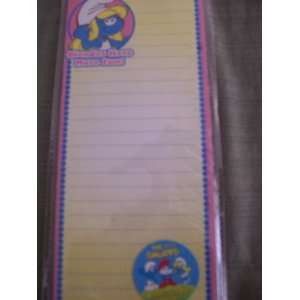  Magnetic List Pad: The Smurfs Blondes Have More Fun 