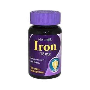 Natrol Iron 18MG 100 CAP