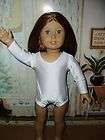 White Leotard 18 doll clothes fits American Girl