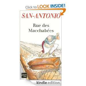 Rue des Macchabées (San Antonio) (French Edition) SAN ANTONIO 