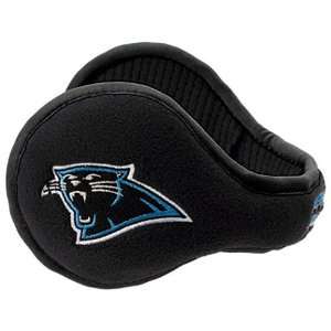  Carolina Panthers Black Soft Shell Ear Warmer: Sports 