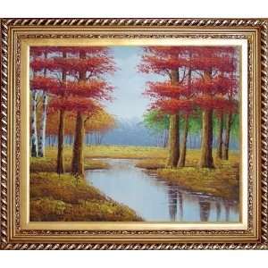  Autumn Colorful Scenery Landscape Oil Painting, with 