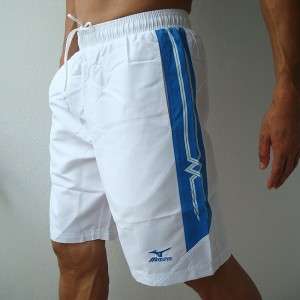 NWT MIZUNO Mens Tennis Shorts WHITE XL 31 33  