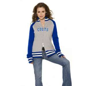 Indianapolis Colts Womens Varsity Full Zip Raglan Jacket   by Alyssa 