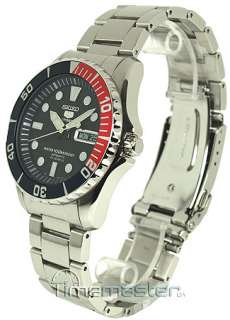 LATEST SEIKO 5 SPORTS MENS AUTOMATIC DIVERS SUBMARINER 100m SNZF15K1 