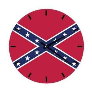 Confederate Flag Wall Clock