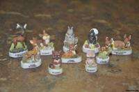 FINE PORCELAIN HAND PAINTED DISNEY BAMBI FIGURINE COLLECTION  