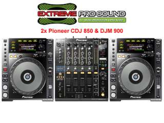 2x Pioneer   CDJ 850K 110V&220V & DJM 900 EXTREMEPROSOUND MIAMI  
