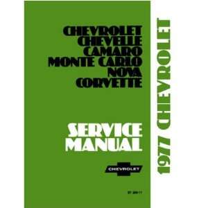   CHEVROLET CHEVELLE, CAMARO, CORVETTE, etc Shop Service Repair Manual
