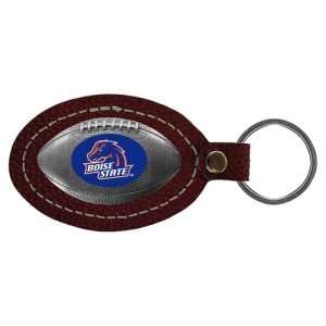 Boise State Broncos NCAA Leather Football Key Tag:  Sports 