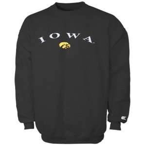  Iowa Hawkeyes Black Big Game Crew Neck Sweatshirt Sports 