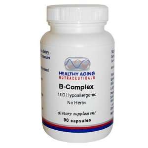 Healthy Aging Nutraceuticals B Complex 100 Hypoallergenic No Herbs 90 