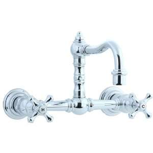  Cifial Wall Mount Faucet 267.155.PC, Polished Chrome: Home 