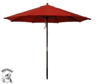 PHAT TOMMY 9 Foot Market Patio Umbrella for Restaurant Cafe Deck Home 