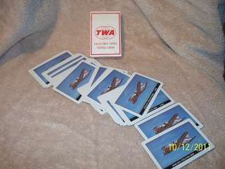 TWA Airlines Boeing Stratoliner 1940 Playing Cards  