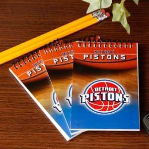 NBA Detroit Pistons 3 Pack Team Memo Pads  Sports 