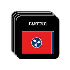  US State Flag   LANCING, Tennessee (TN) Set of 4 Mini 