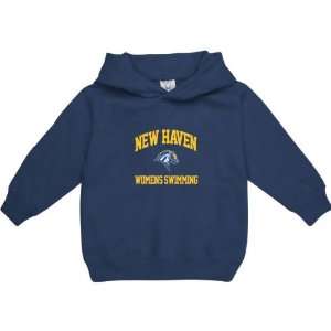 New Haven Chargers Navy Toddler/Kids Womens Swimming Arch Hooded 