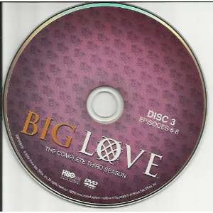  Big Love Season 3 Disc 3 Replacement Disc Movies & TV