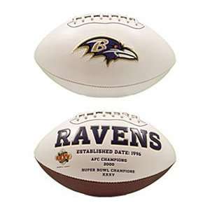   Ravens Embroidered Signature Series Football, Catalog Category: NFL