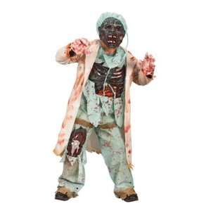    Childs Zombie Doctor Halloween Costume Small 4 6: Toys & Games