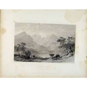  Loch Lomond C1839 Antique Print Scotland Fine Art
