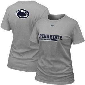  Nike Penn State Nittany Lions 2010 Ladies Ash Practice T 