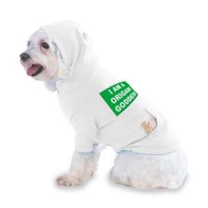   GODDESS Hooded (Hoody) T Shirt with pocket for your Dog or Cat LARGE