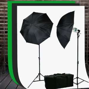 Kit with Background Support Stands 3pcs 10x10 Chromakey Green Screen 