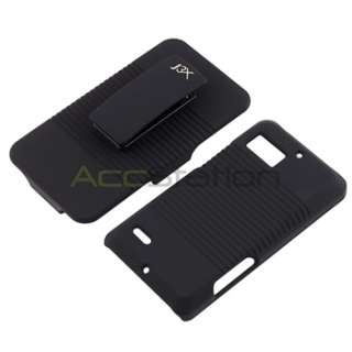 New Holster Case+Belt Clip Shell w/Stand For Motorola Droid Bionic 
