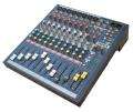 PylePro 8 Channel Mixer With RCA/XLR/8 TRS Line Inputs, LED Indicators 