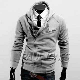   Slim Fit Mens Jackets Coats 4Colors 4Size male hoodies style in trends