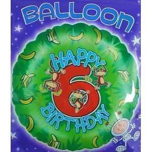  Foil Balloon happy 6th Birthday 18 Balloon Everything 