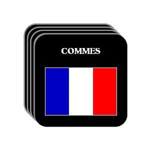  France   COMMES Set of 4 Mini Mousepad Coasters 