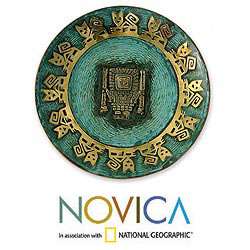   Inca Lord Creator Medium Decorative Plate (Peru)  Overstock