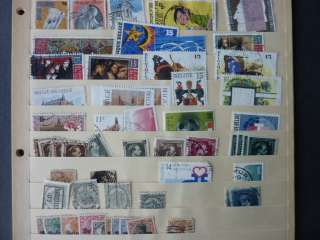   VERY FINE MINT/USED VALUABLE STAMP COLLECTION, STOCK PAGES  