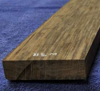 Wenge guitar neck blank quartersawn and straight wood lumber  