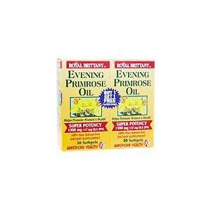 Royal Brittany Evening Primrose Oil 1300mg   Buy 1 Get 1 FREE, 30+30 