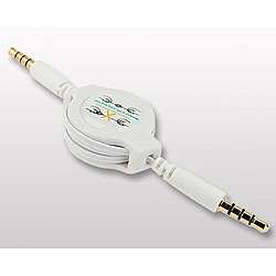 Apple iPhone, iPod 3.5 mm Universal Retractable Cable  Overstock