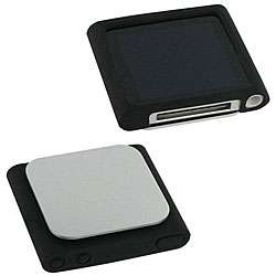 rooCASE Apple iPod Nano 6 Black Silicone Skin Case  Overstock