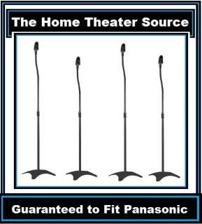   Black Surround Sound Speaker Stand Fits Panasonic Home Theater  
