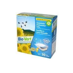  Bio Vert, Automatic Dishwasher Tabs, Water Soluble Pouch 