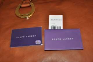 Ralph Lauren Collection PURPLE LABEL Equestrian Leather Tote Bag 