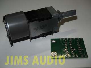 Panasonic motorized volume control 10KAx6 w/PCB 1 pc   