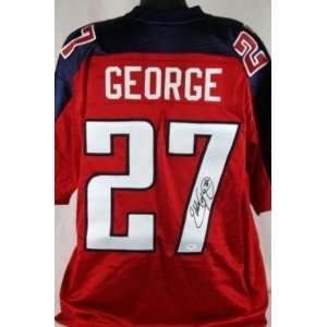  Signed Eddie George Jersey   Authentic   Autographed NFL 