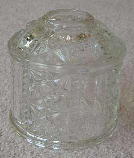 Clear Bars & Stars Indiana Glass Fairy Lamp Shade  